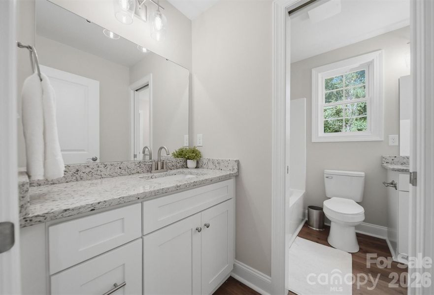 Furnished interior view inside a new home in , Hickory (Image 11).