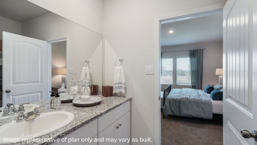 Furnished interior view inside a new home in Blue Ridge Ranch, San Antonio (Image 17).