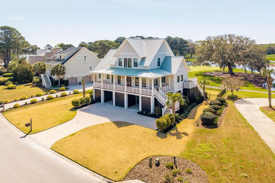 Front exterior of a new home in , Johns Island, SC, highlighting curb appeal (Image 2). Front exterior of a new home in , Johns Island, SC, highlighting curb appeal (Image 2).