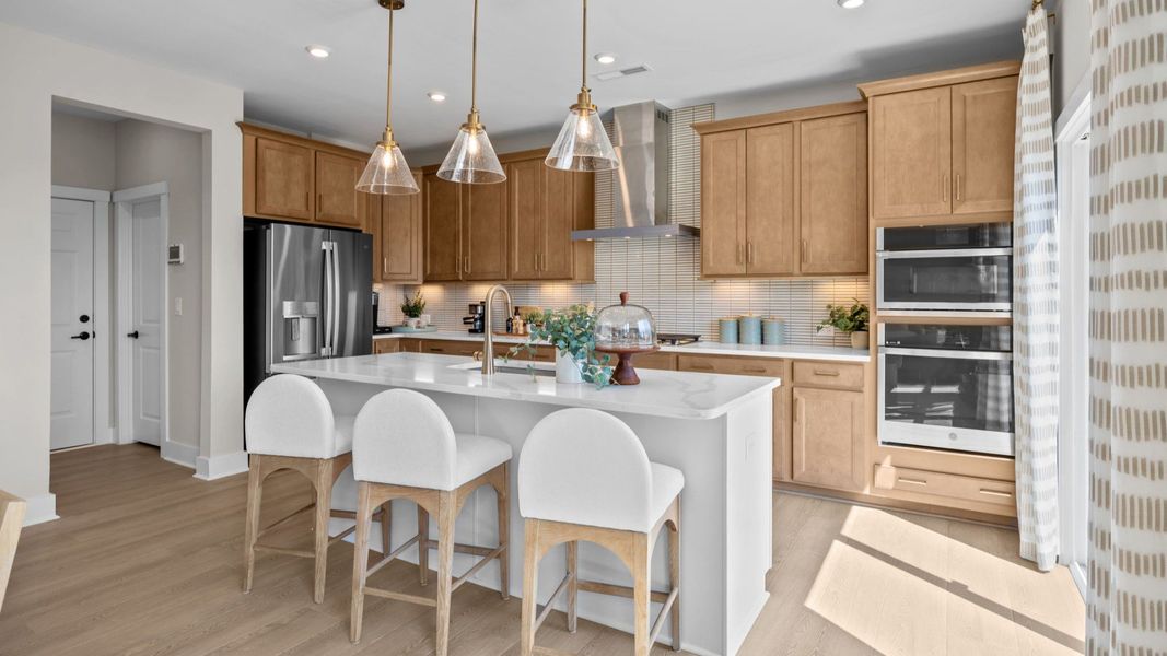 The Jordan Plan by DRB Homes in Farms at Bellingham, Mooresville, NC - Kitchen The Jordan Plan by DRB Homes in Farms at Bellingham, Mooresville, NC - Kitchen