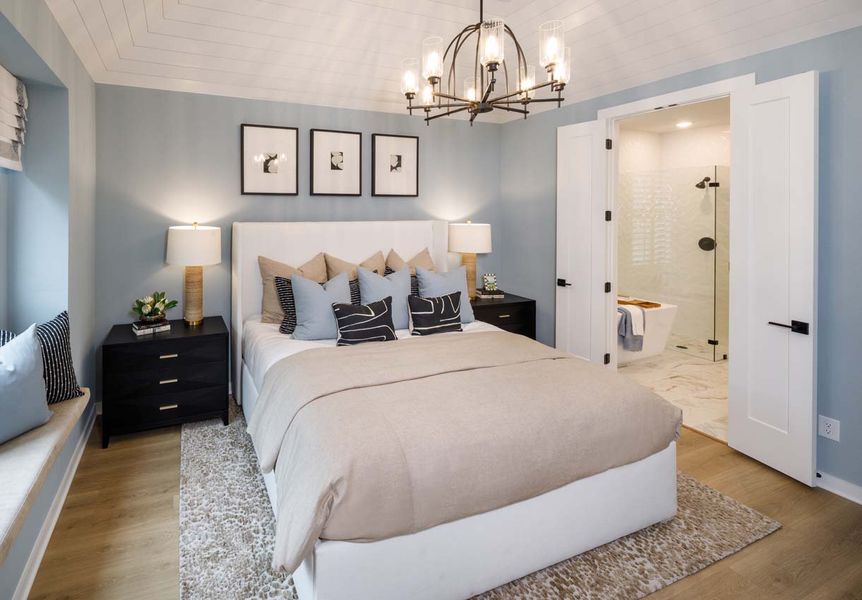 Representative Primary Bedroom - some options shown