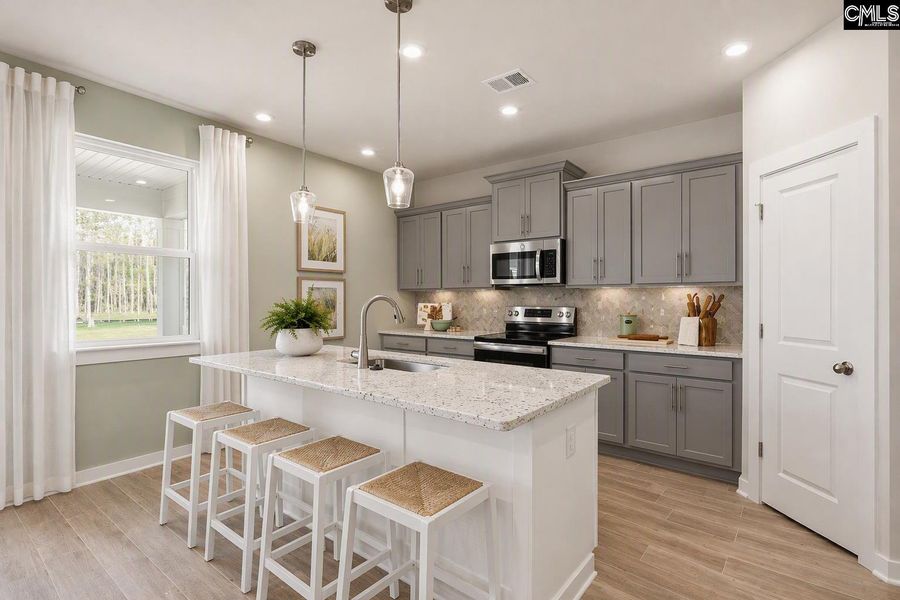 Furnished interior view inside a new home in Boykin Hills, Chapin (Image 8).