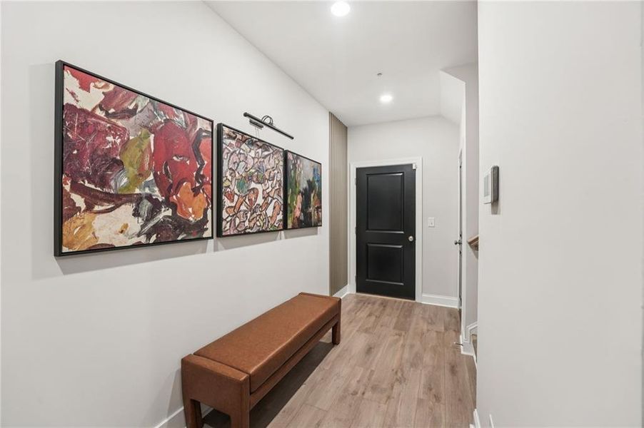 Furnished interior view inside a new home in Market Square at Sawnee Village, Cumming (Image 28).