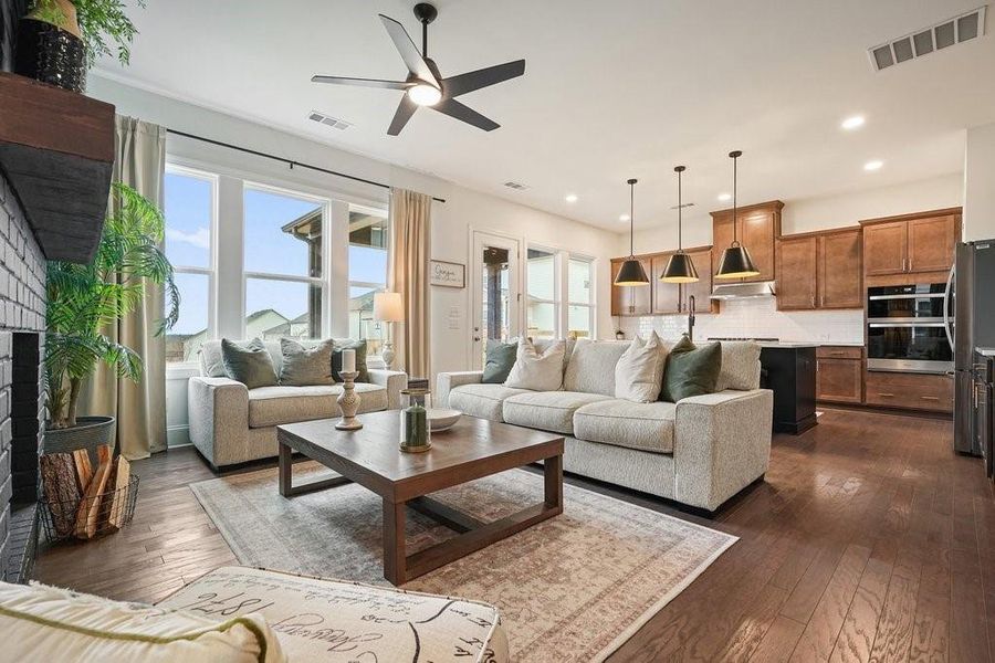 Furnished interior view inside a new home in , Canton (Image 13). Furnished interior view inside a new home in , Canton (Image 13).