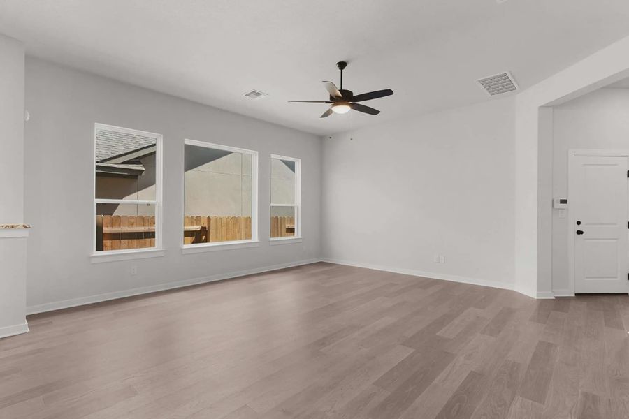 Representative unfurnished interior of a home built from the Julia by Chesmar Homes in Nolina, Georgetown (Image 6).