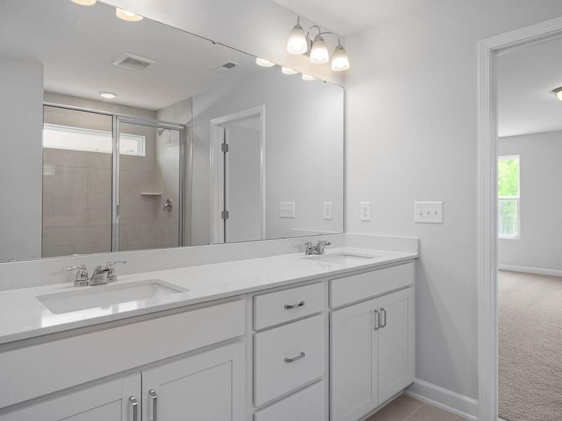 Furnished interior view inside a new home in Woodland Crossing, Zebulon (Image 8).
