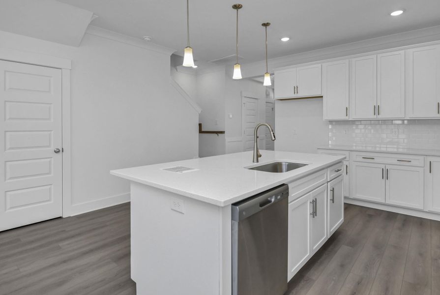 Furnished interior view inside a new home in Lake Carolina Townhomes, Columbia (Image 11).