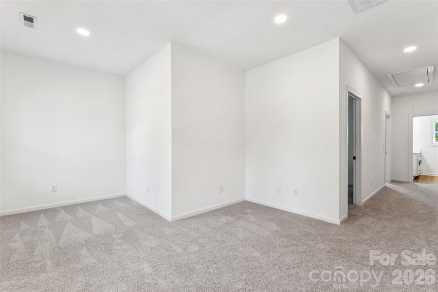 Spacious nook at the top of the stairs!