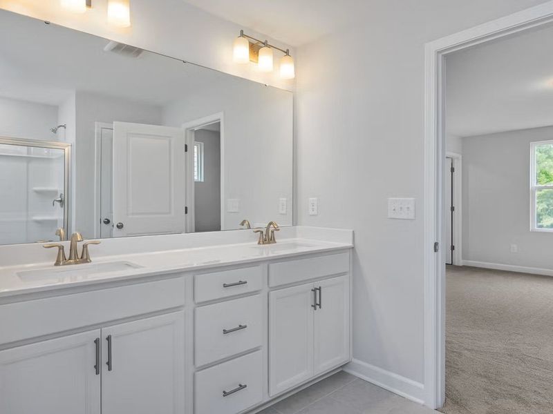 Furnished interior view inside a new home in Lake Park Villas, Wylie (Image 9). Furnished interior view inside a new home in Lake Park Villas, Wylie (Image 9).