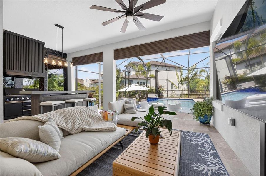 Furnished interior view inside a new home in SouthShore Yacht Club, Ruskin (Image 43).