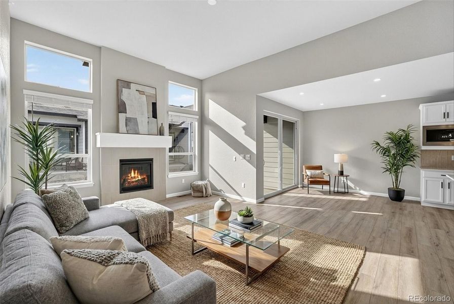 Virtually staged, furniture size & scale may not be accurate.