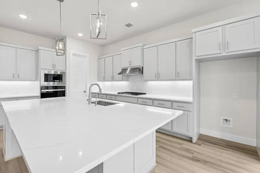 Furnished interior view inside a new home in Blackhawk, Pflugerville (Image 7).