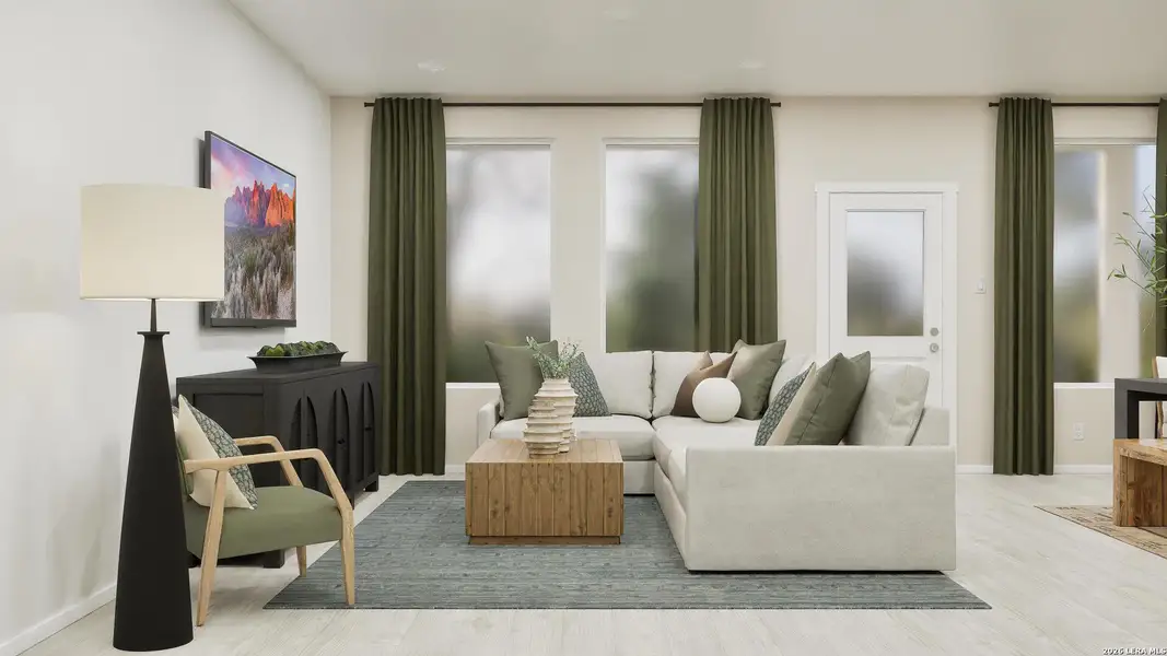 Furnished interior view inside a new home in Voss Farms, New Braunfels (Image 11). Furnished interior view inside a new home in Voss Farms, New Braunfels (Image 11).