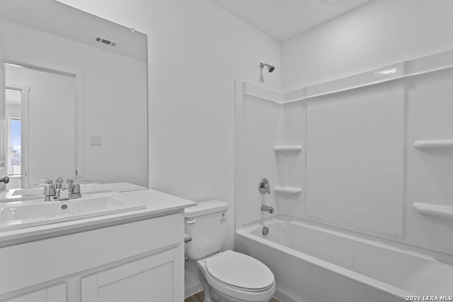 Furnished interior view inside a new home in Friendship Oaks, Fredericksburg (Image 7). Furnished interior view inside a new home in Friendship Oaks, Fredericksburg (Image 7).