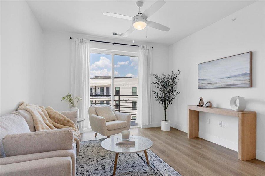 Furnished interior view inside a new home in , Austin (Image 15).