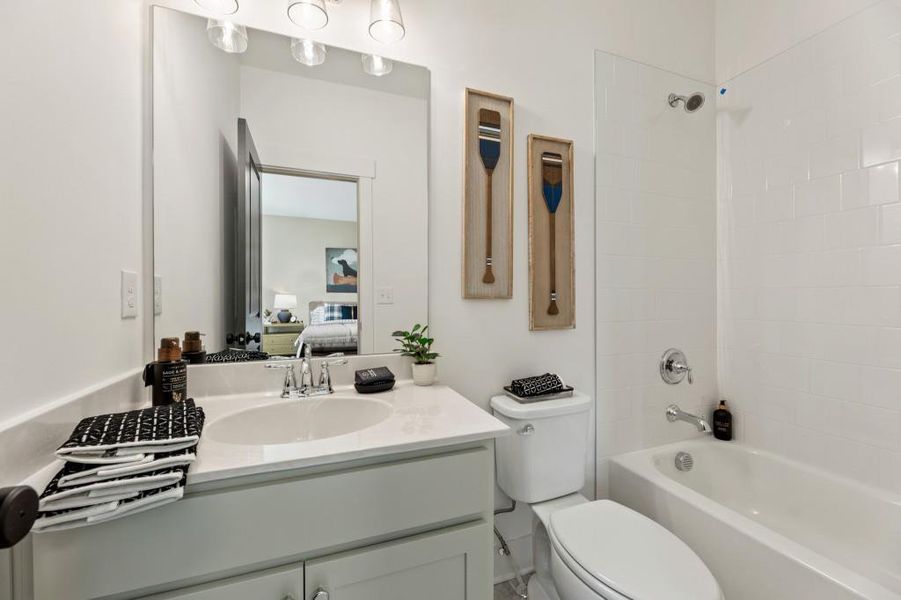 Furnished interior view inside a new home in Arden on Lanier, Cumming (Image 24).