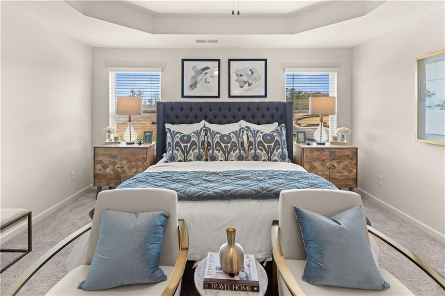 Furnished interior view inside a new home in Sandtown Falls, Atlanta (Image 3).