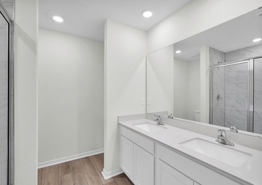 Representative furnished interior of a home built from the Caprice by LGI Homes in Westport Landing, Jacksonville (Image 4).