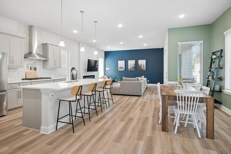 Furnished interior view inside a new home in Bayside, Rowlett (Image 19).