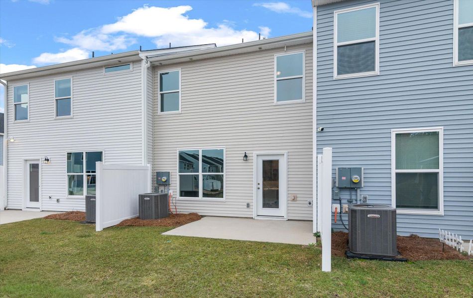 Exterior details and patio area of a home in , Goose Creek (Image 4). Exterior details and patio area of a home in , Goose Creek (Image 4).
