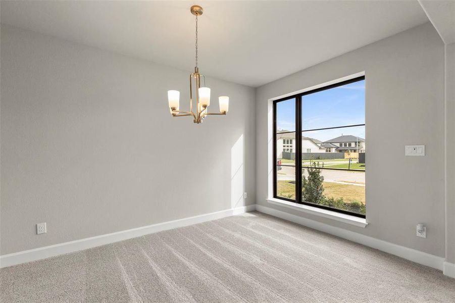 Blissful View to Outside from the Formal Dining Room