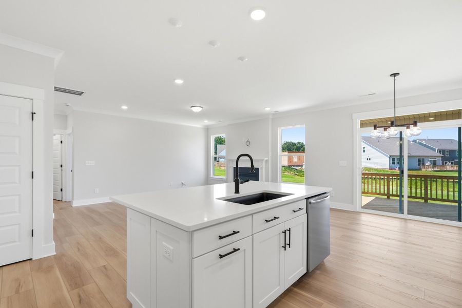Furnished interior view inside a new home in Waterford Commons, Rock Hill (Image 10).