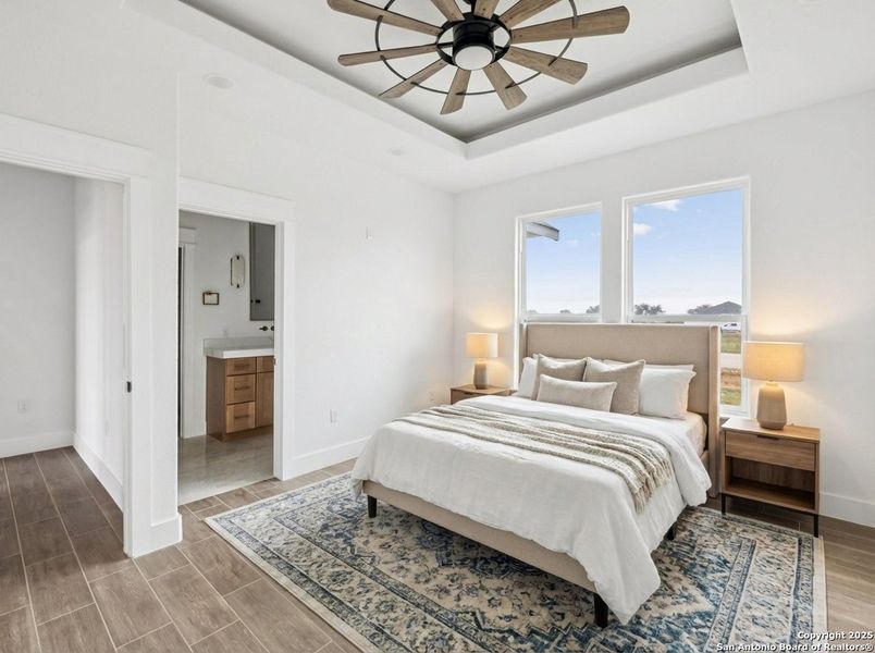 Furnished interior view inside a new home in , Floresville (Image 17). Furnished interior view inside a new home in , Floresville (Image 17).