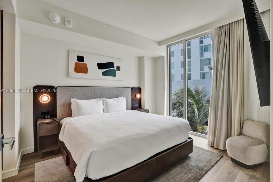 Furnished interior view inside a new home in , Miami (Image 24).