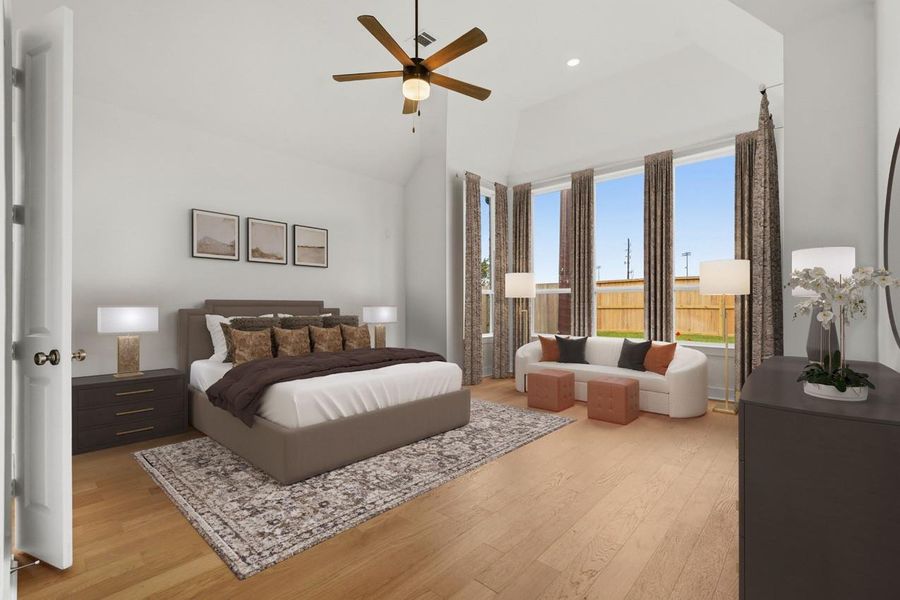 Primary Bedroom - Virtually Staged