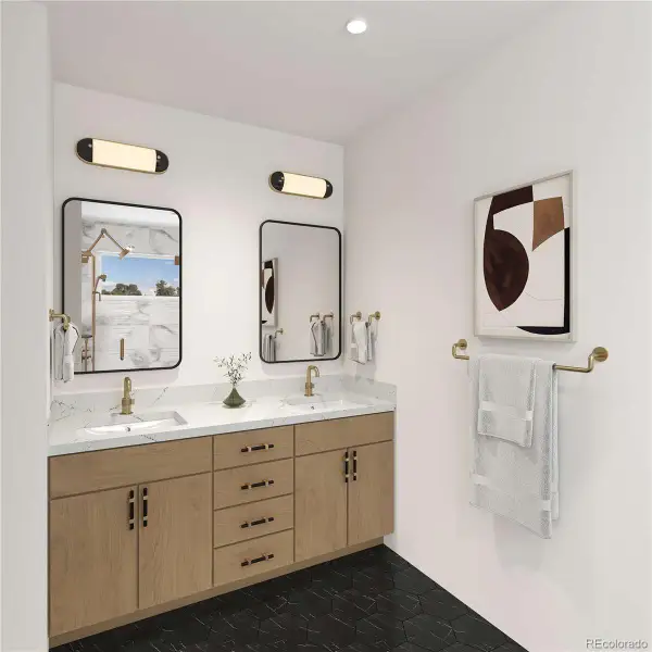 Furnished interior view inside a new home in , Denver (Image 3).