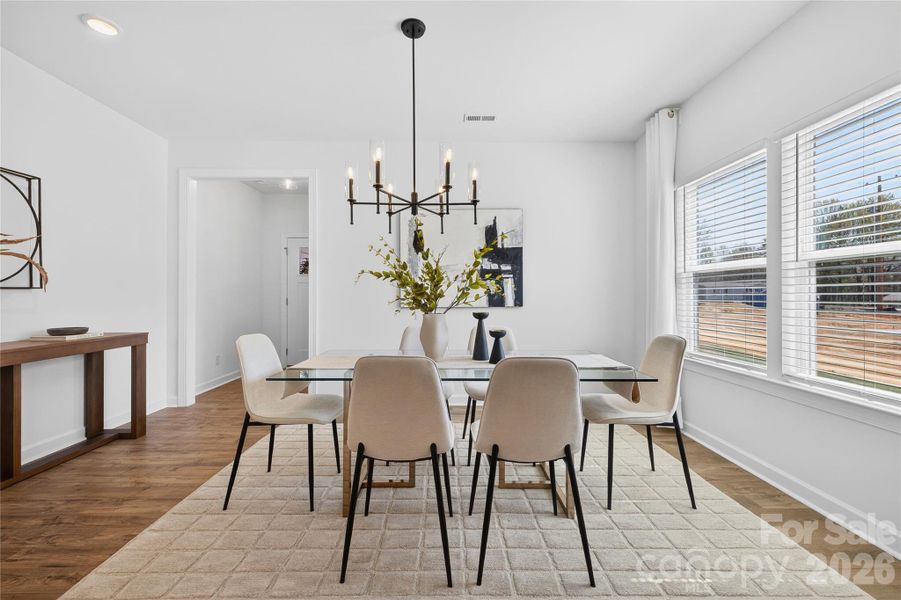 Furnished interior view inside a new home in , Troutman (Image 32).
