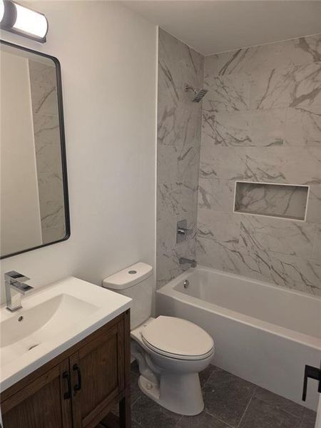 Furnished interior view inside a new home in , Atlanta (Image 10).