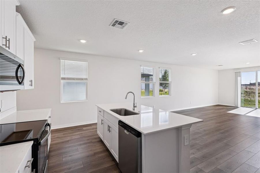 Furnished interior view inside a new home in Crosswinds - Classic Series, Haines City (Image 5).