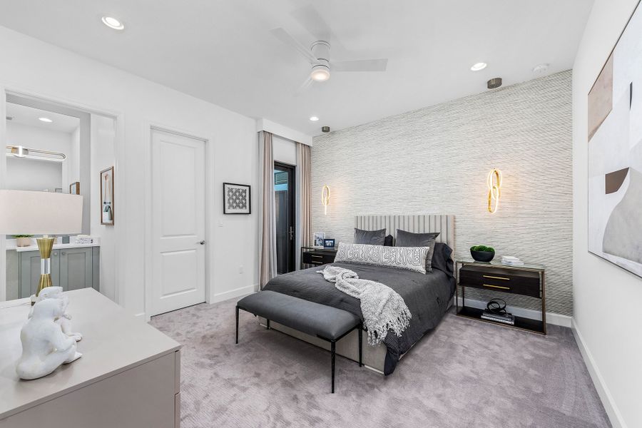 Representative furnished interior of a home built from the Caroline Grande by GL Homes in Valencia Grand (55+), Boynton Beach (Image 20).