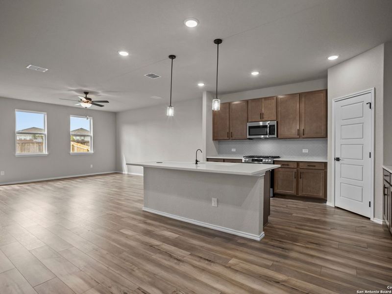 Furnished interior view inside a new home in Comanche Ridge, San Antonio (Image 8).