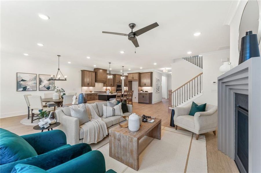 Furnished interior view inside a new home in Prescott Manor, Canton (Image 17).