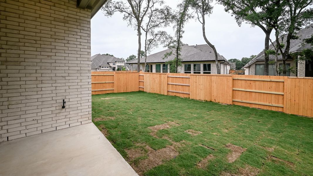 Exterior details and patio area of a home in 6 Creeks, Kyle (Image 21). Exterior details and patio area of a home in 6 Creeks, Kyle (Image 21).