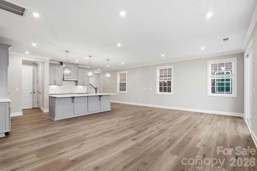 Spacious, unfurnished interior of a new home in The Townes at Wade Ardrey, Charlotte (Image 26).