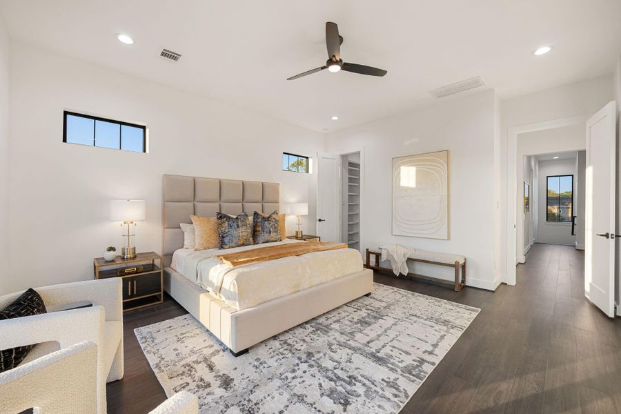 Furnished interior view inside a new home in , Houston (Image 23).