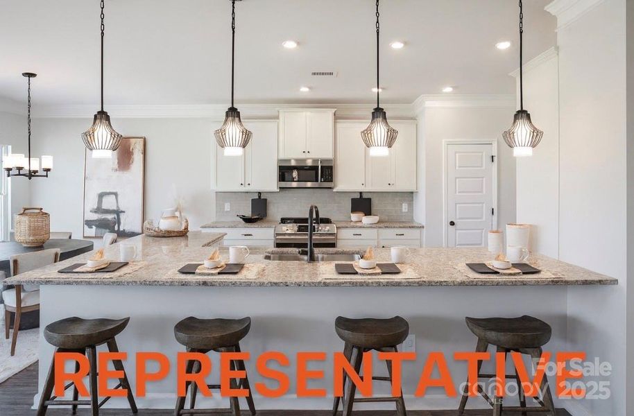 Furnished interior view inside a new home in Cedar Meadows, Monroe (Image 7).