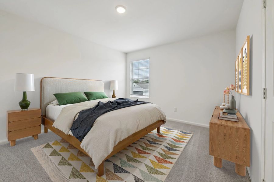 Representative furnished interior of a home built from the Magellan by Starlight Homes in Crossing at Givhans, Ridgeville (Image 8).