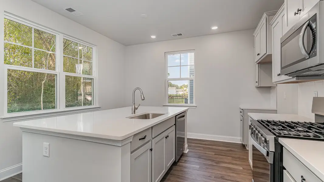 Furnished interior view inside a new home in The Preserve at Shaftesbury Glen, Conway (Image 3).