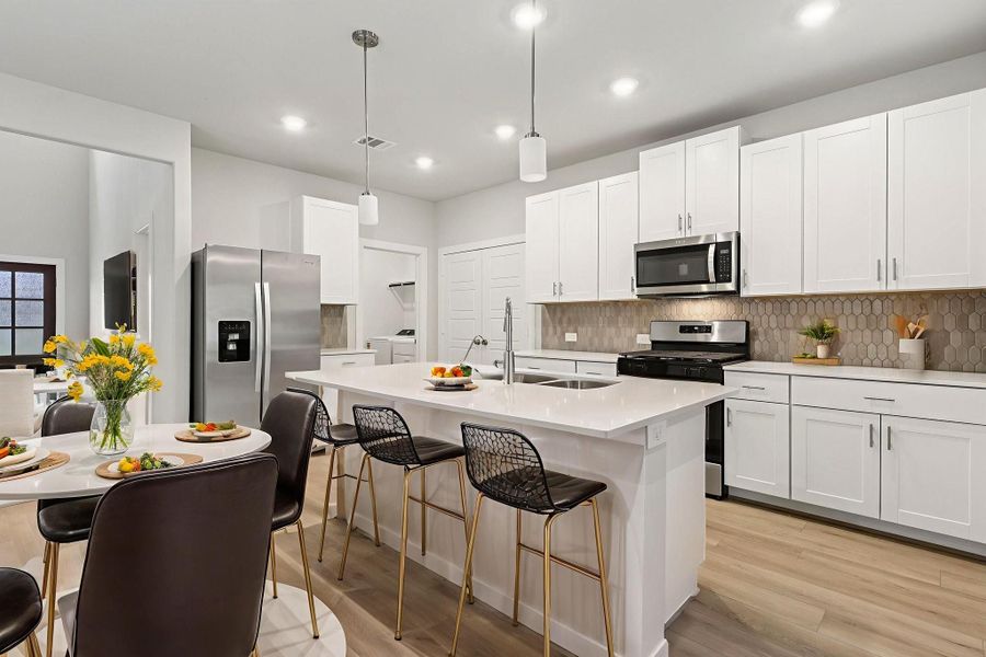 Photo is not of the actual home, but is an inspirational photo of builder’s model home and may depict options, furnishings, and/or decorator features that are not included