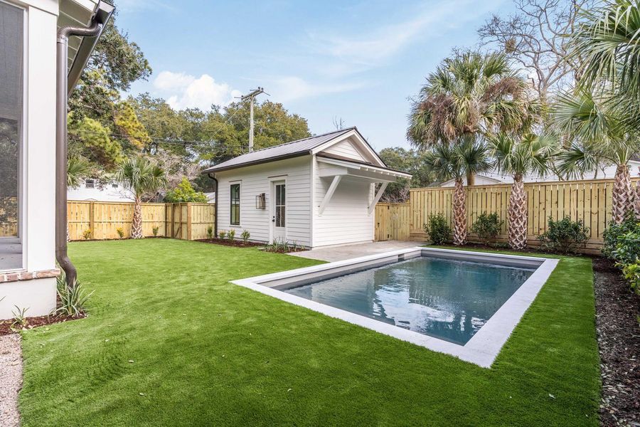 Exterior details and patio area of a home in , Mount Pleasant (Image 40).
