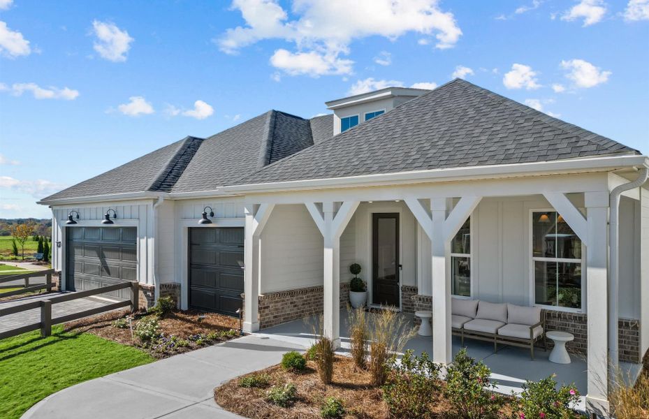 Representative exterior photo of a completed home built from the Stardom by Pulte Homes in Duncan Pointe, Braselton, GA (Image 25). Representative exterior photo of a completed home built from the Stardom by Pulte Homes in Duncan Pointe, Braselton, GA (Image 25).