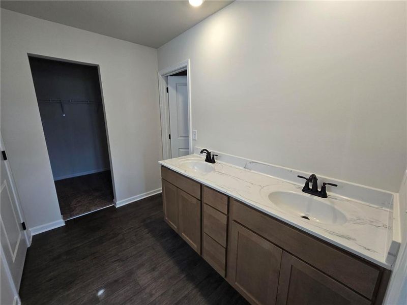 Furnished interior view inside a new home in Enclave at Dawson Forest, Dawsonville (Image 5).
