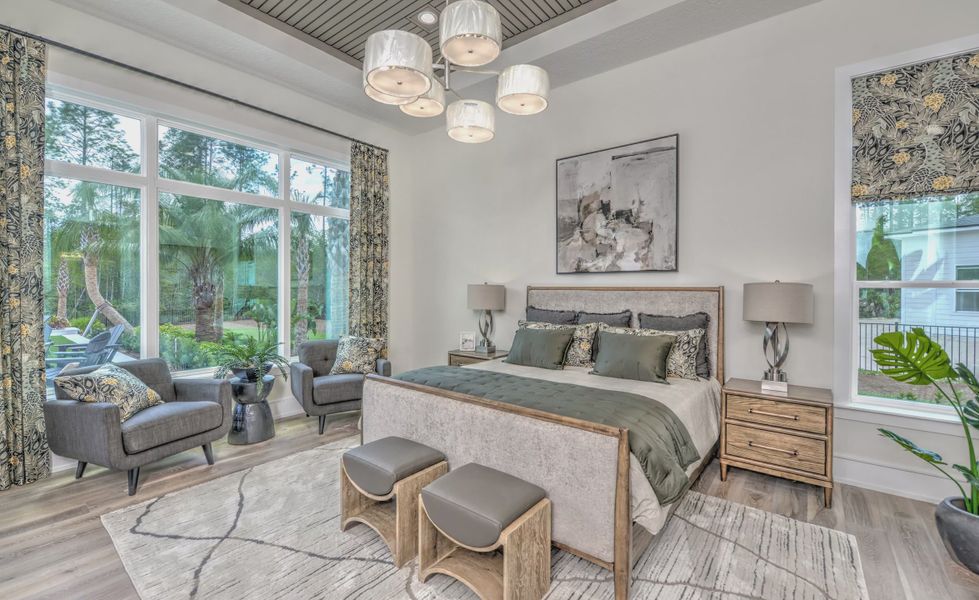 Furnished interior view inside a new home in SilverLeaf, St. Augustine (Image 16). Furnished interior view inside a new home in SilverLeaf, St. Augustine (Image 16).
