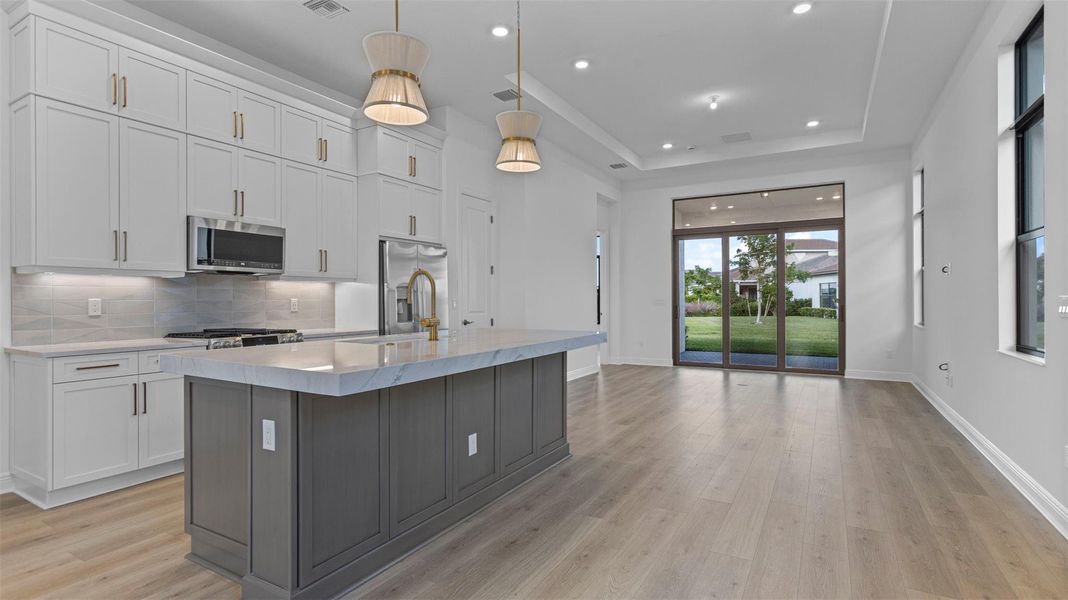 Furnished interior view inside a new home in Cresswind Palm Beach at Westlake, The Acreage (Image 10). Furnished interior view inside a new home in Cresswind Palm Beach at Westlake, The Acreage (Image 10).