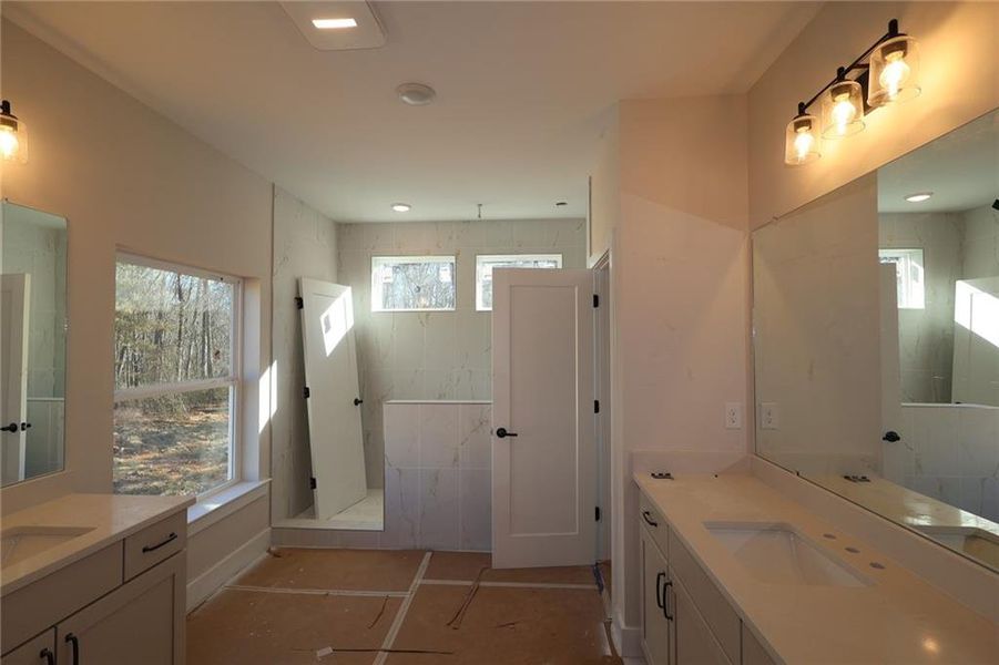 In-progress construction of a new home in Meadow Brook Farms, Cumming, GA (Image 10).