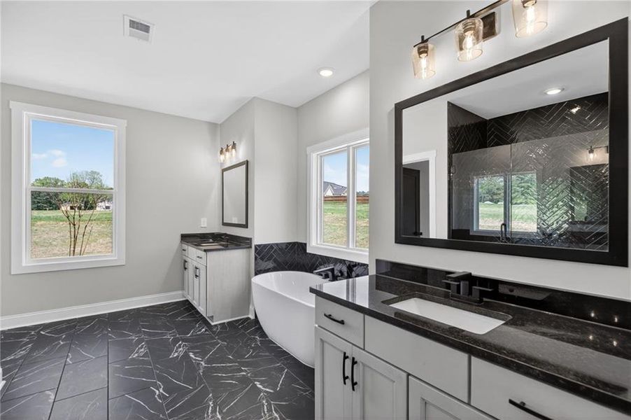 Furnished interior view inside a new home in The Meadows at Lake Circle, Buchanan (Image 35).